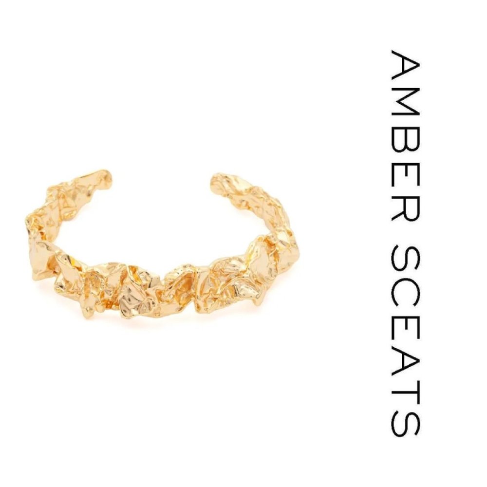 24K gold-plated Emery Cuff